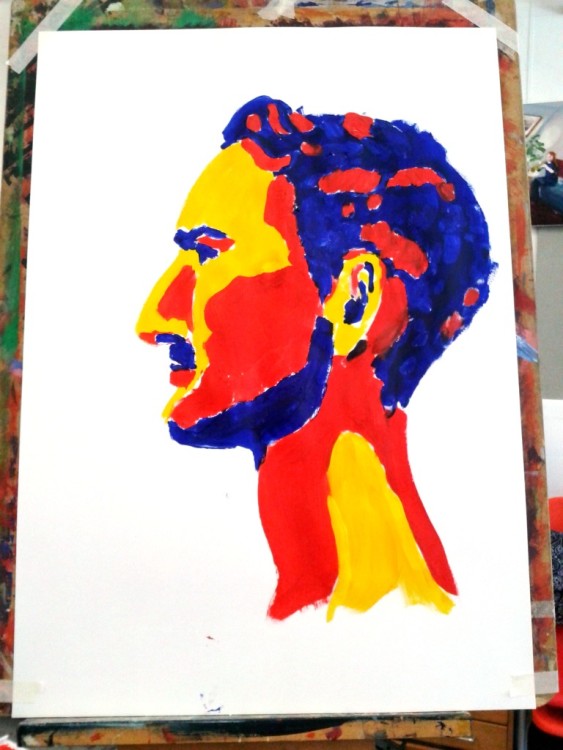 portrait 6. Primary colours.