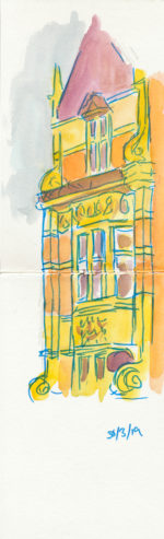 quick sketch of buildings in Kirkdale, Sydenham